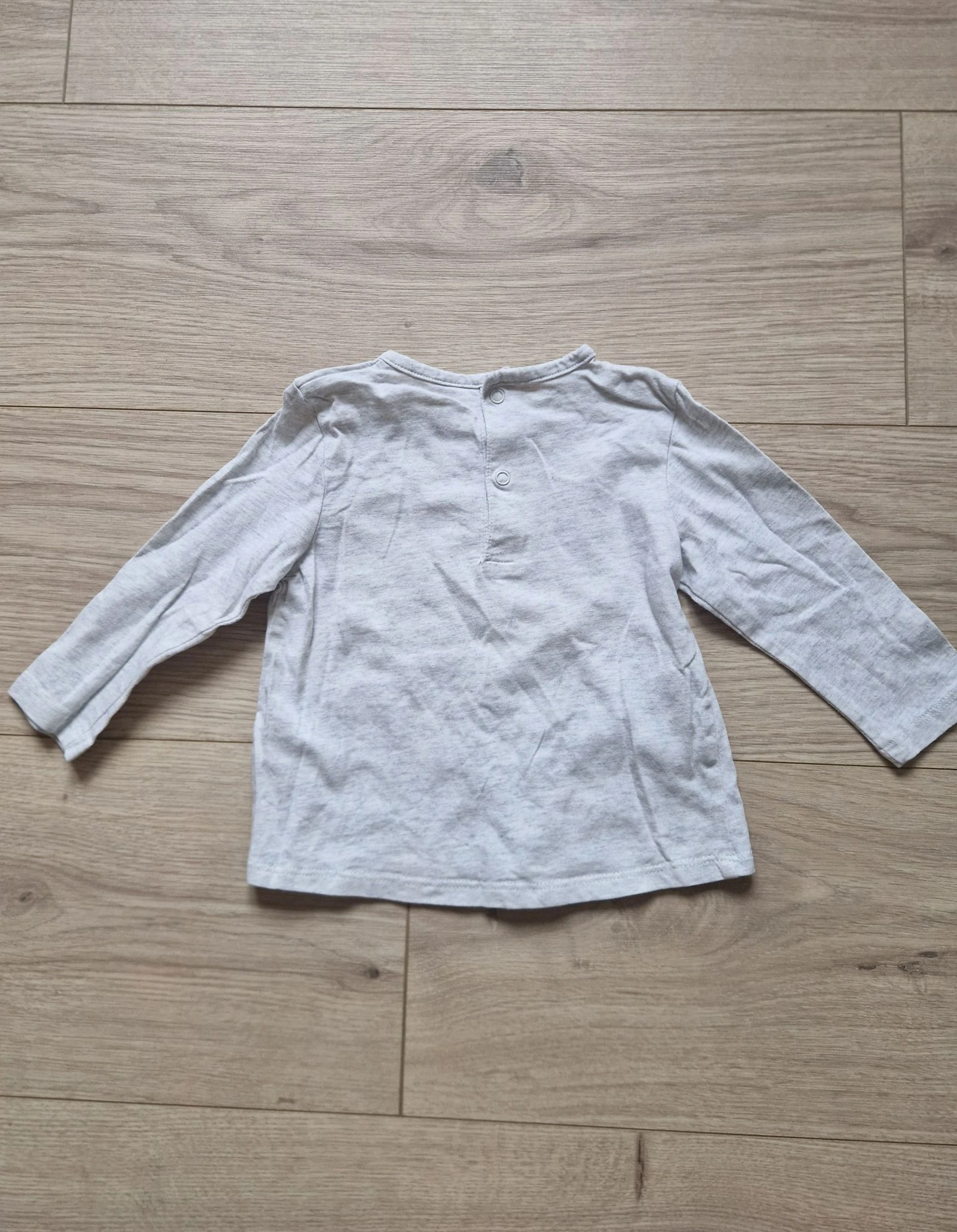 🐱 T-shirt de manga longa – TEX baby – bebê menina – 12 meses – bom estado – photo 4